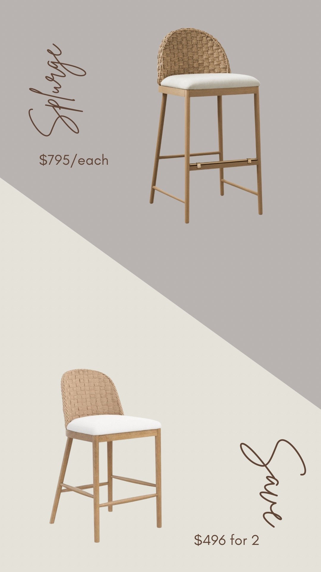 I’ve been eyeing these counter stools FOREVER and I just found the best dupe 🙌🏻

#LTKHome #LTKStyleTip #LTKSaleAlert