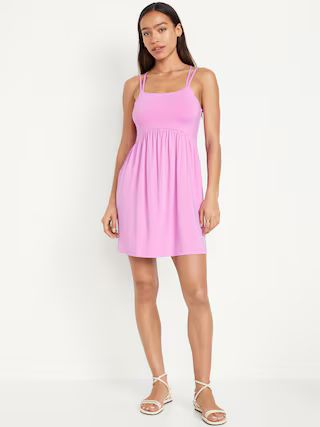 Fit &amp; Flare Strappy Mini Dress | Old Navy (US)