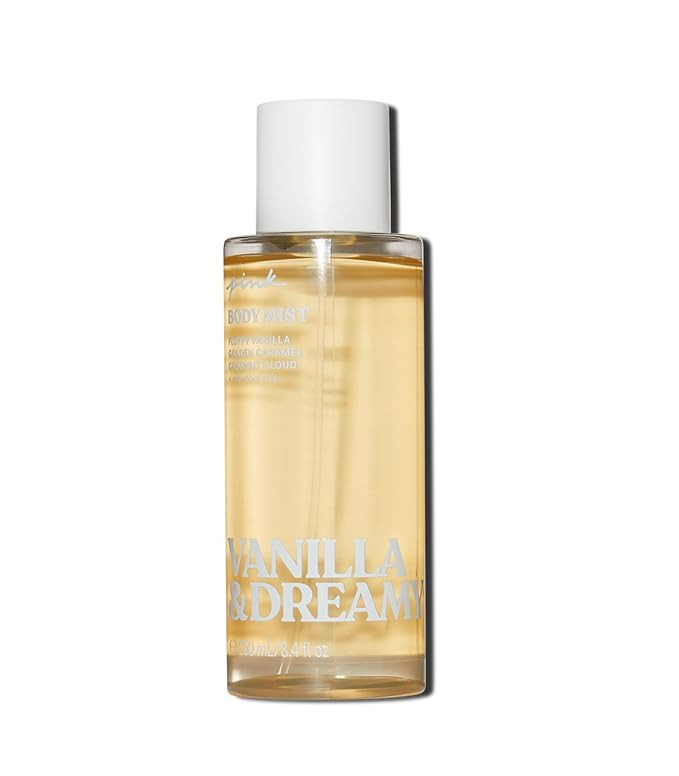 Victoria's Secret PINK Vanilla & Dreamy Body Mist, Notes of Coconut, Vanilla & Caramel, Body Spra... | Amazon (US)