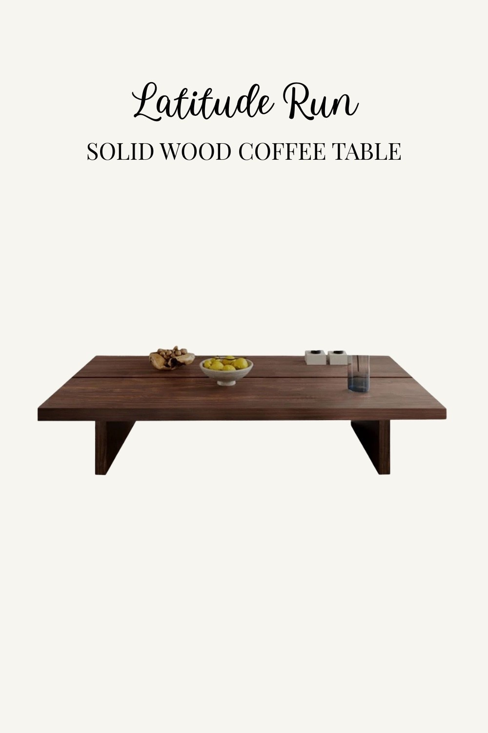 The Solid Wood Coffee Table by Latitude Run brings warmth and natural texture to any living space. Its timeless design and rich wood finish create a beautiful balance of modern style and everyday functionality, making it a versatile centerpiece for the living room.