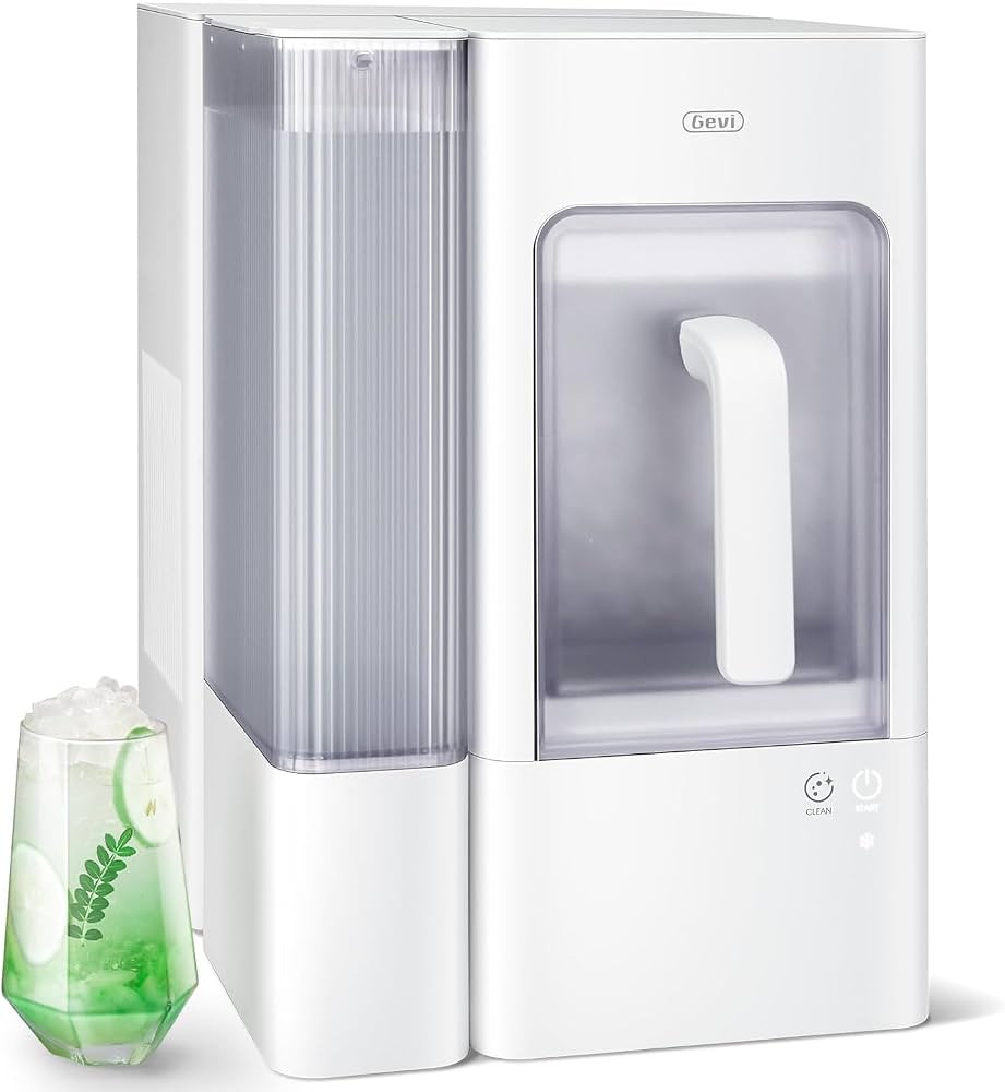 Gevi Adella Gemi Nugget Ice Maker Countertop with 1 Gallon Side Tank,Chewable Ice Machine with Po... | Amazon (US)