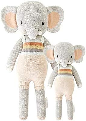 CUDDLE + KIND Evan The Elephant Little 13" Hand-Knit Doll – 1 Doll = 10 Meals, Fair Trade, Heir... | Amazon (US)