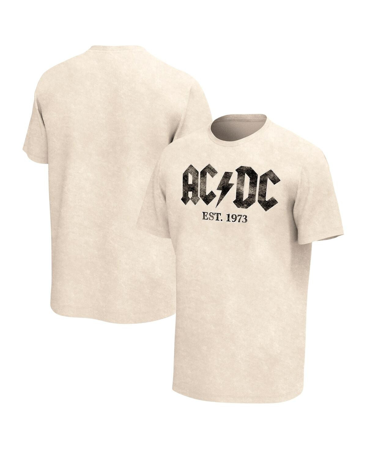Men's Tan Ac, Dc Est. 1973 Washed Graphic T-shirt - Tan | Macy's