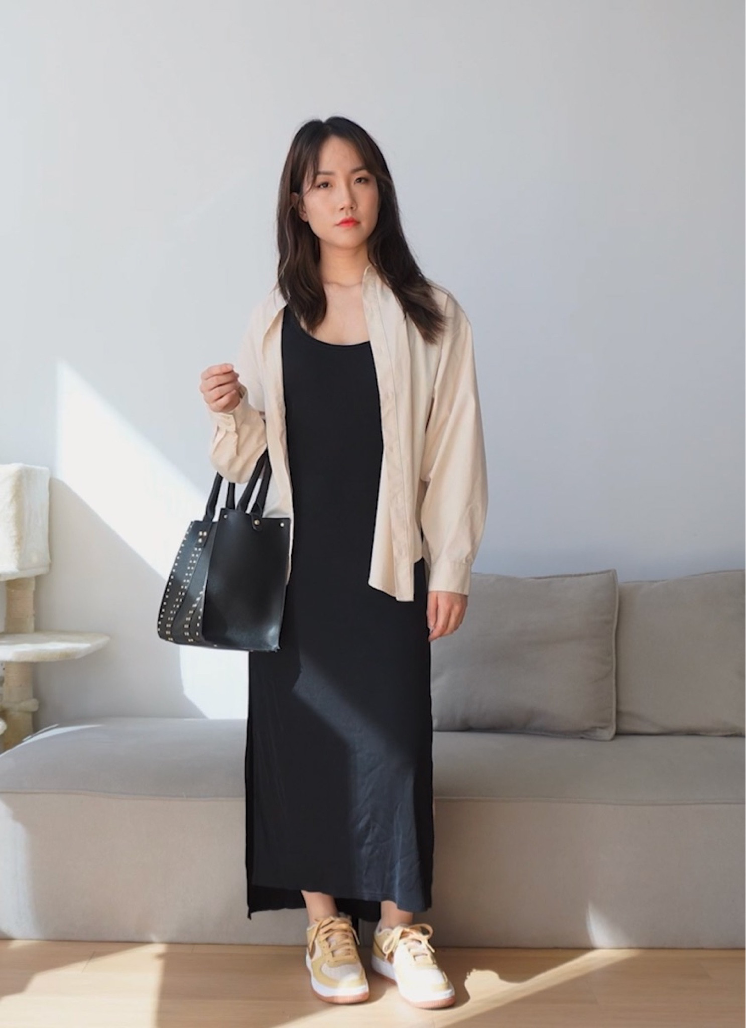Styling a bodycon dress with a button down

#LTKstyletip #LTKworkwear #LTKunder50