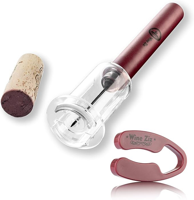 Wine Ziz Amazingly Simple Wine Opener with Foil Cutter Gift Set for Wine Lovers | Wine Pump Air P... | Amazon (US)
