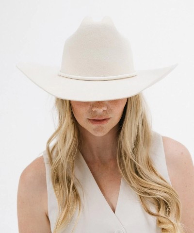 Gigi Pip is my favorite for rancher & cowboy hats. The Teddy Cattleman in off-white is perfect for a bride on her western wedding day, or for her last rodeo bachelorette party. 🤍

#LTKFestival #LTKWedding #LTKStyleTip