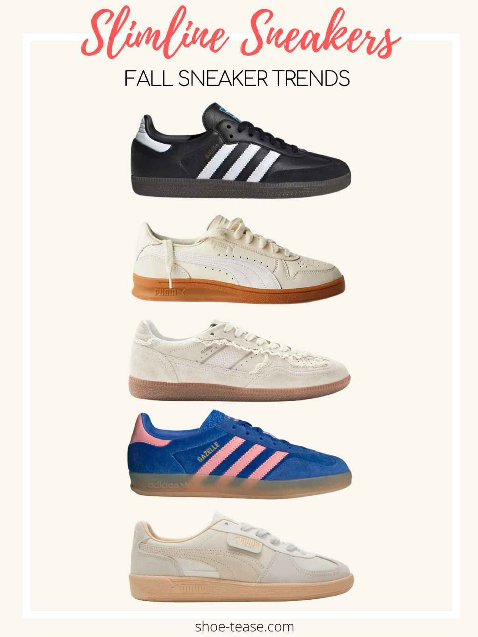 Fall 2024 women’s sneaker trends - slimline sneakers are still trending this season in various colors and neutrals !

#LTKShoeCrush #LTKSeasonal