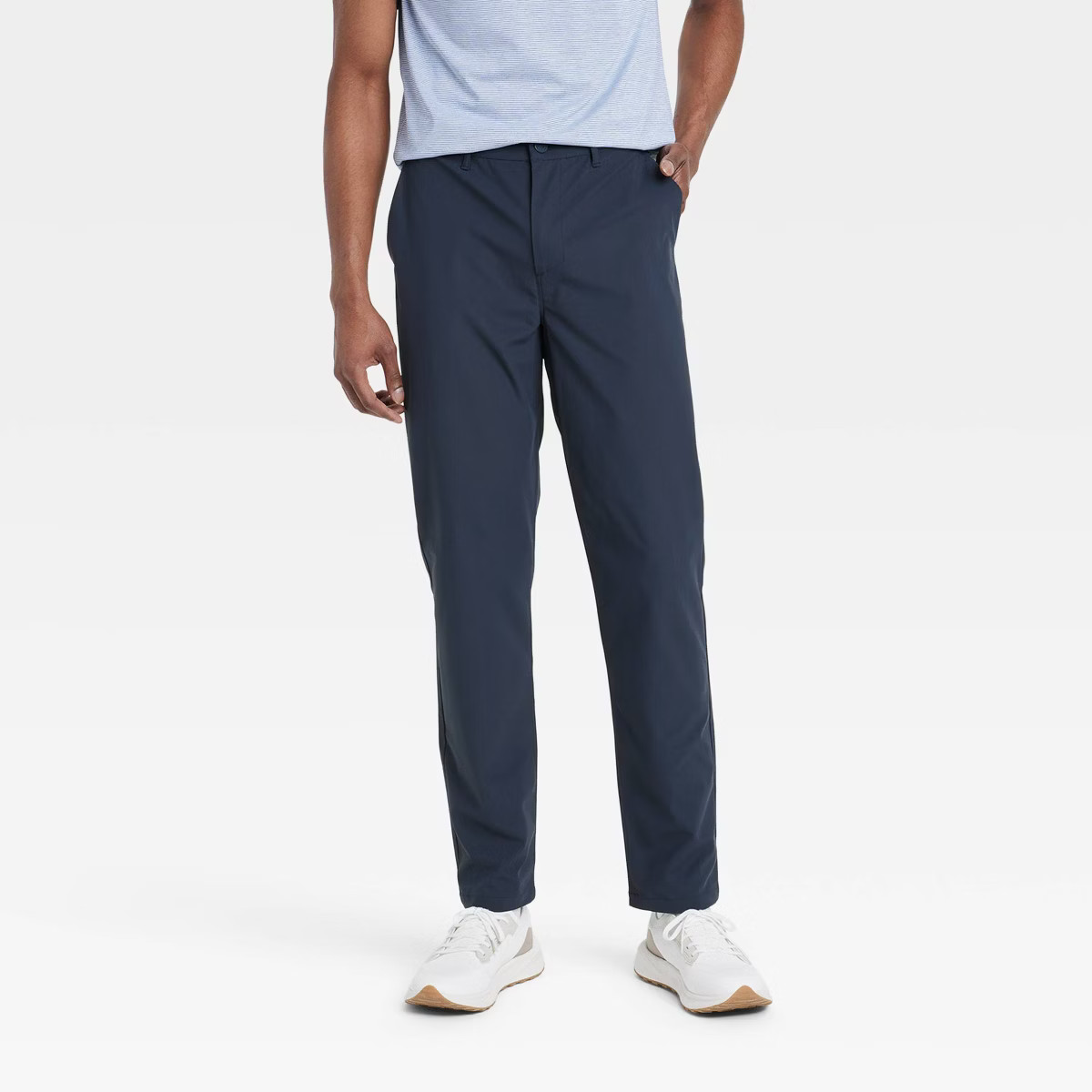 Men's Lifestyle 360 Trouser Pants - All In Motion™ Dark Blue 32x32: Moisture Wicking, Quick Dry... | Target