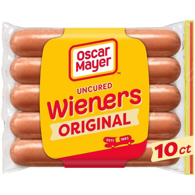 Oscar Mayer Original Uncured Wieners Hot Dogs - 16oz/10ct | Target