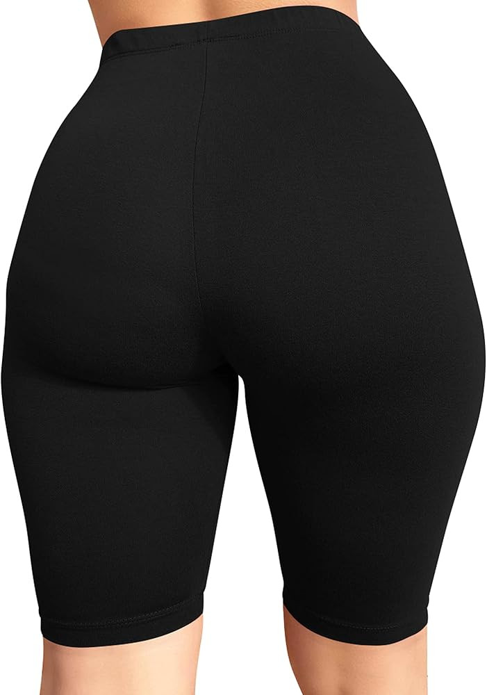 BORIFLORS Women's Athletic Workout High Waist Gym Biker Shorts | Amazon (US)