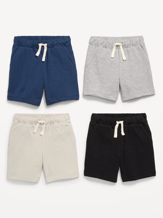 French Terry Shorts 4-Pack for Toddler Boys | Old Navy (CA)