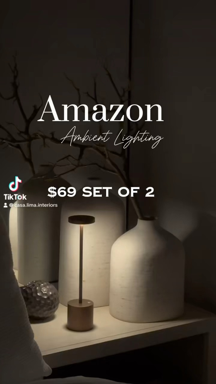 Amazon Modern Ambient Lighting- Nightstand Lighting

#LTKHome #LTKVideo #LTKSummerSales