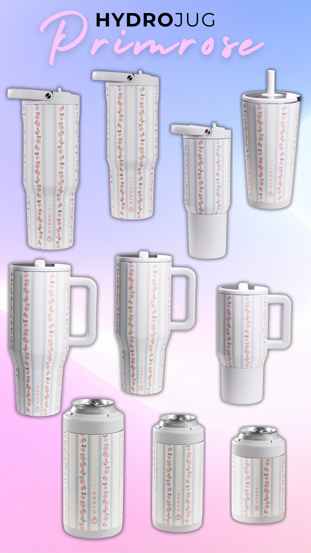 Hydrojug’s Primrose Spring Collection 🩷 

Spring hydration just got a major glow-up. The HydroJug Primrose collection features soft pink florals, classic stripes, and the prettiest spring aesthetic you’ll want to carry everywhere. These floral HydroJug water bottles and insulated tumblers make everyday hydration feel intentional, cute, and put-together — whether you’re heading to yoga, pilates, the gym, traveling, or styling your home desk.

💧 Why the girlies are obsessed:
• Floral water bottles with a soft spring flower design
• HydroJug tumblers + handled mugs for all-day hydration
• Perfect for wellness routines, yoga, pilates, and workouts
• Easy to take on travel days, errands, or busy schedules
• Looks cute on your desk, nightstand, or gym bag
• Reusable drinkware that blends function with feminine style

This spring collection is ideal if you love aesthetic hydration, pastel tones, and practical products that still feel elevated. A beautiful alternative to trendy cups, and such a good gift idea for moms, friends, teachers, or yourself. 🌷

HydroJug Primrose is giving soft spring energy and we’re here for it. 

Tagged below!  

 

#LTKselfcare #LTKSeasonal #LTKActive