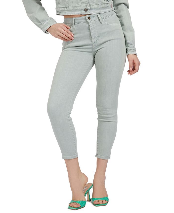 GUESS 1981 Cropped Skinny Jeans  & Reviews - Jeans - Women - Macy's | Macys (US)