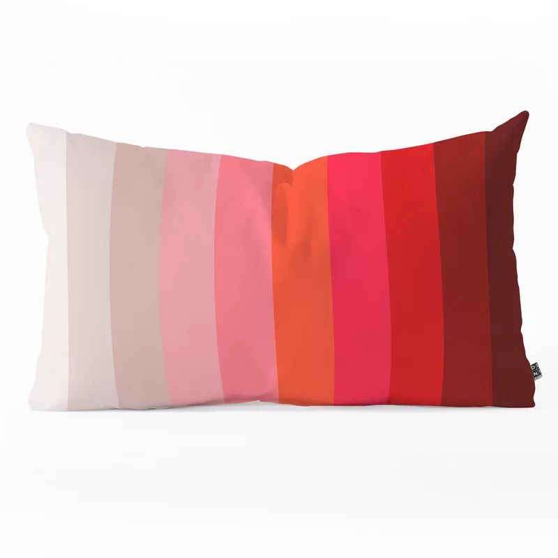 Striped Polyester Throw Pillow | Wayfair North America