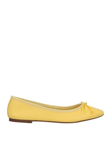 Ovyé Woman Ballet flats Yellow Size 9 Leather | YOOX (US)