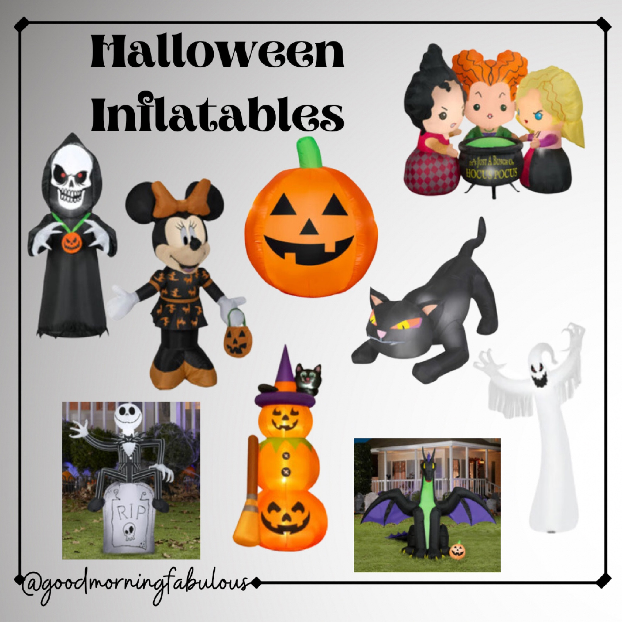 Inflatable Halloween decorations 

#LTKhome #LTKHoliday #LTKHalloween