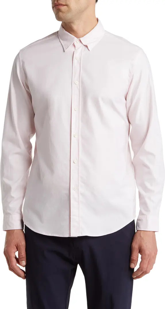 Theory Irving Cotton Yoga Oxford Button-Down Shirt | Nordstromrack | Nordstrom Rack