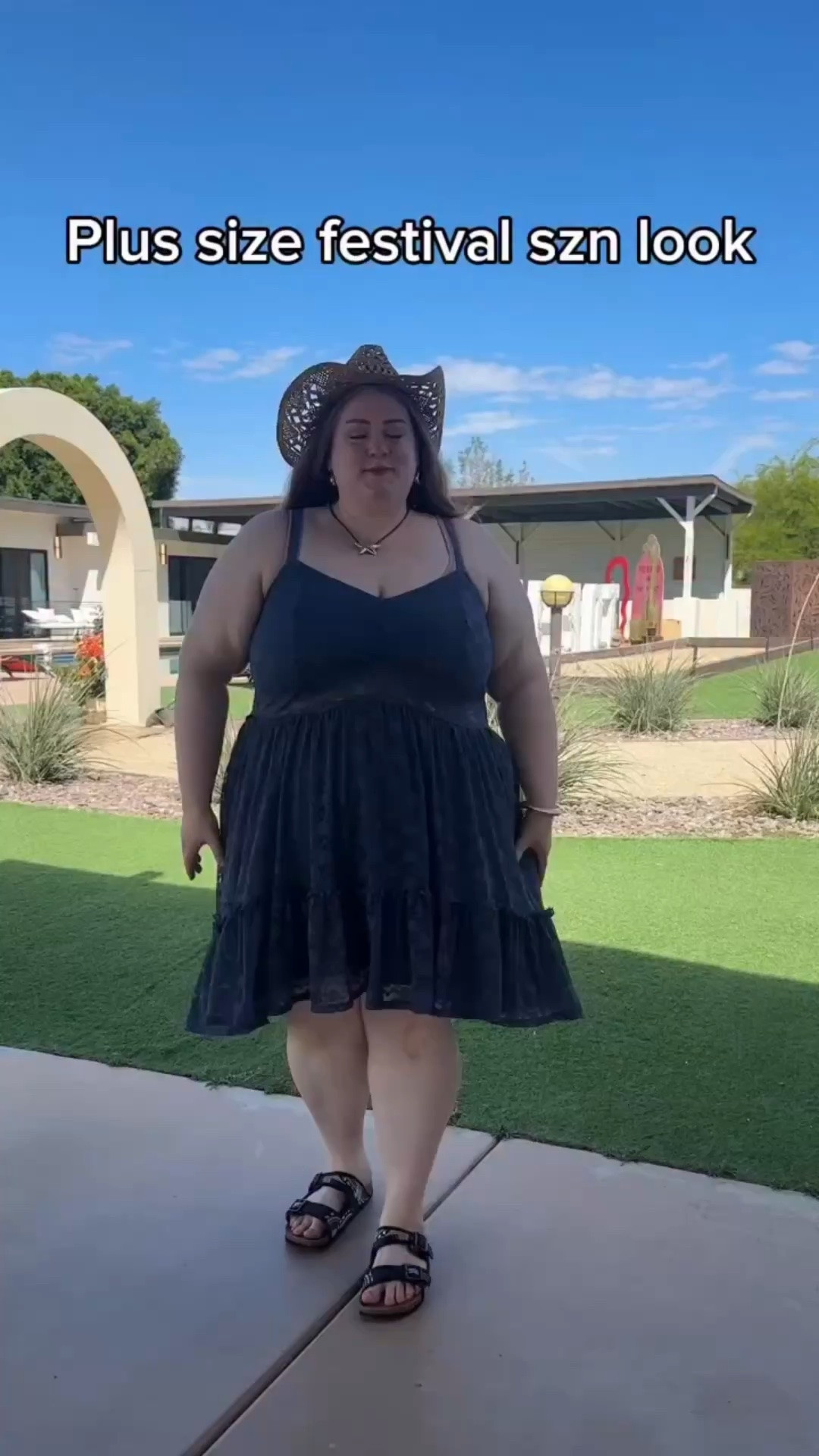 I’ve somehow been to a lot of country concerts this year even though I’m more of an electronic music person. But festival season is upon us. You can style this without the western accents and it’s such a fun dress. I love the lace, the back detail, and it has an under bust cut out so you get a little breeze 😂 one year it was so cold at Bonnaroo I bought a $70 sweatshirt. Don’t be like me and pack a little jacket! Comment KIMMY and I’ll send the details over