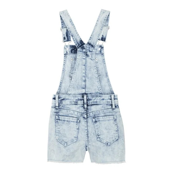 Jordache - Acid Wash Denim Shortall (Little Girls & Big Girls) - Walmart.com | Walmart (US)