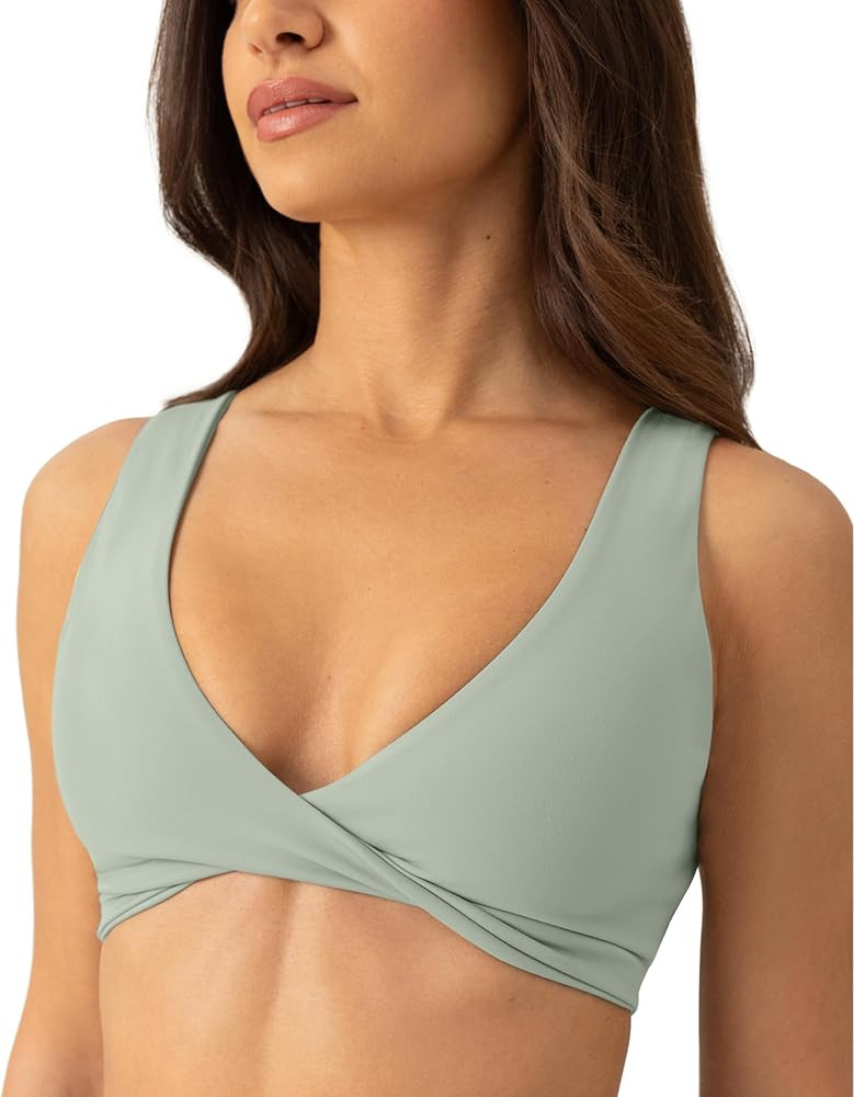 PAVOI ACTIVE Two Ways Twist Sports Bra for Women - Customizable Coverage Convertible Twist Front ... | Amazon (US)