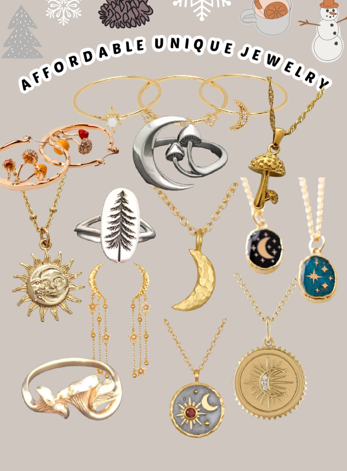 Affordable unique jewelry finds! 

#LTKstyletip #LTKGiftGuide #LTKunder50