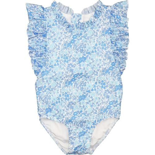 Blue Liberty Lycra Swimsuit - Shipping Late March | Cecil and Lou