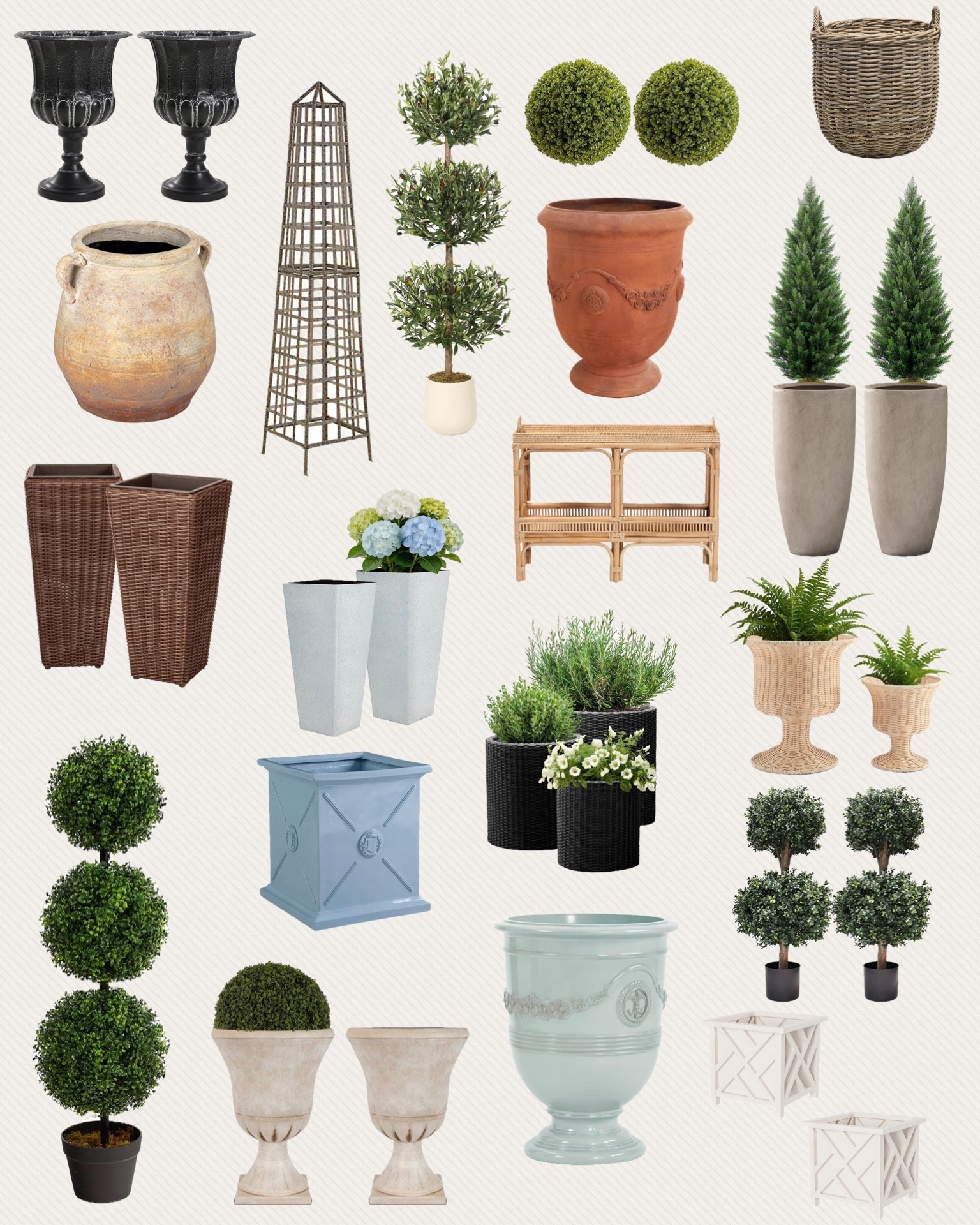 Outdoor season is around the corner and I’m already thinking about gardening! I have many planters that I’m eyeing this season and for the beach house in particular. I have many of these planters highlighted and love them. I also linked some highly rated faux greens for planters too. Perfect for those that can’t water daily. 

#LTKHome #LTKSeasonal #LTKmomlife