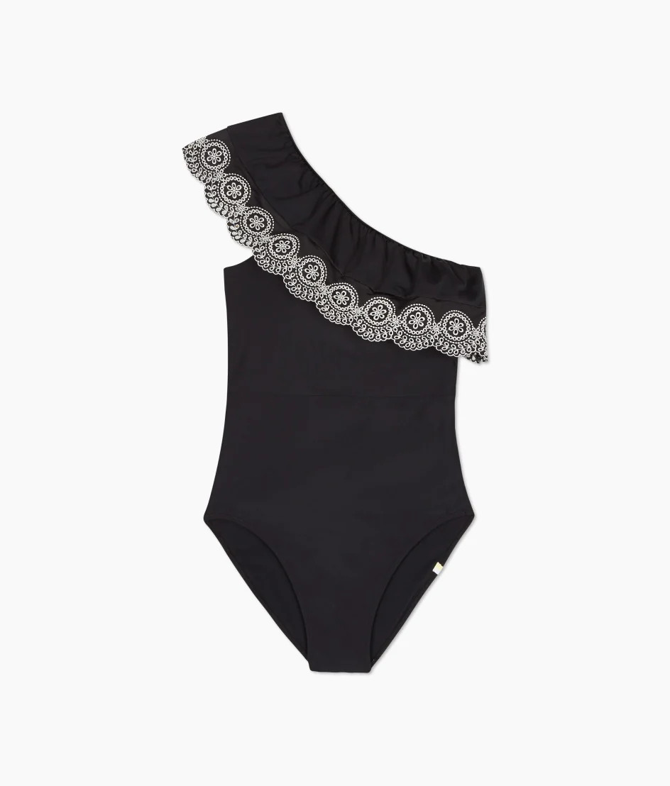 The Eyelet Ruffle Sidestroke | SummerSalt