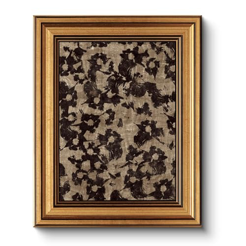 HUARCEY Gold Framed Vintage Wall Art for Living Room, Flowers Painting Prints Shelf Decor for Kitchen, Aesthetic Bedroom Wall Art, Christmas Gifts for Friends or Family (Crushed Flower - 8"x10") | Amazon (US)