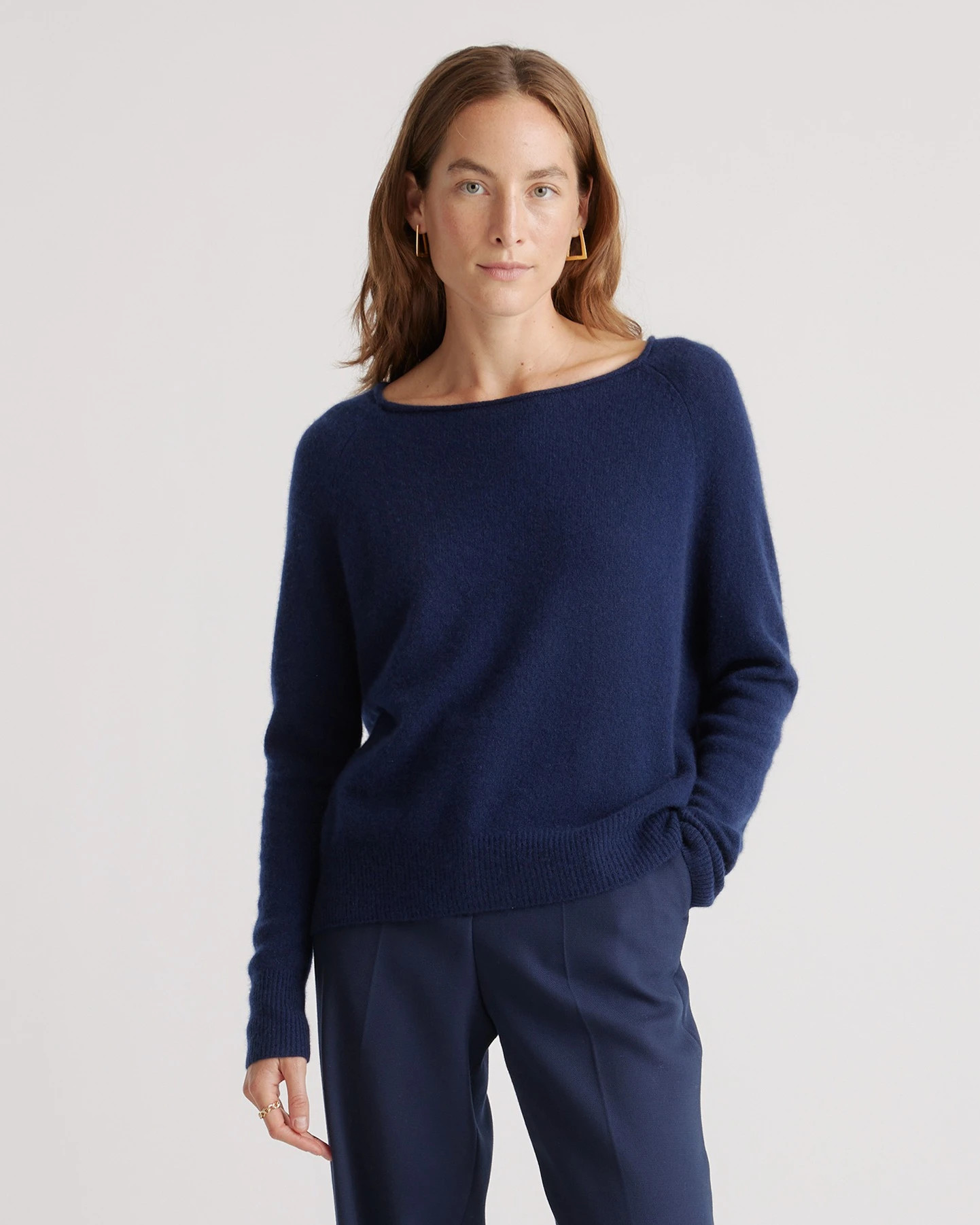 Lightweight Mongolian Cashmere Boatneck Sweater | Quince