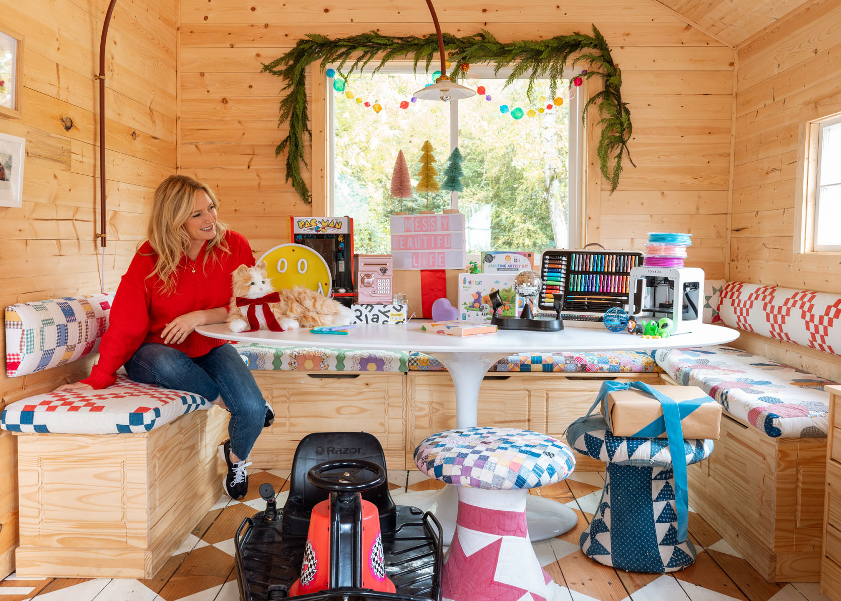 For this year’s installment of “gifts your kids will actually play with and not become land-fill items nor just look pretty and take up space on their shelves,” I had my kids, once again, tell me what their favorite gifts have been the last few years – and what they want this year. Yes, we have everything from their favorite lifelike Comfort Robo-Cat (??!!) to a Razor Go-Cart, art set, the only 3D printer they’ve ever loved, and a few video games that somehow seem like a healthy alternative to the more addictive kind. 