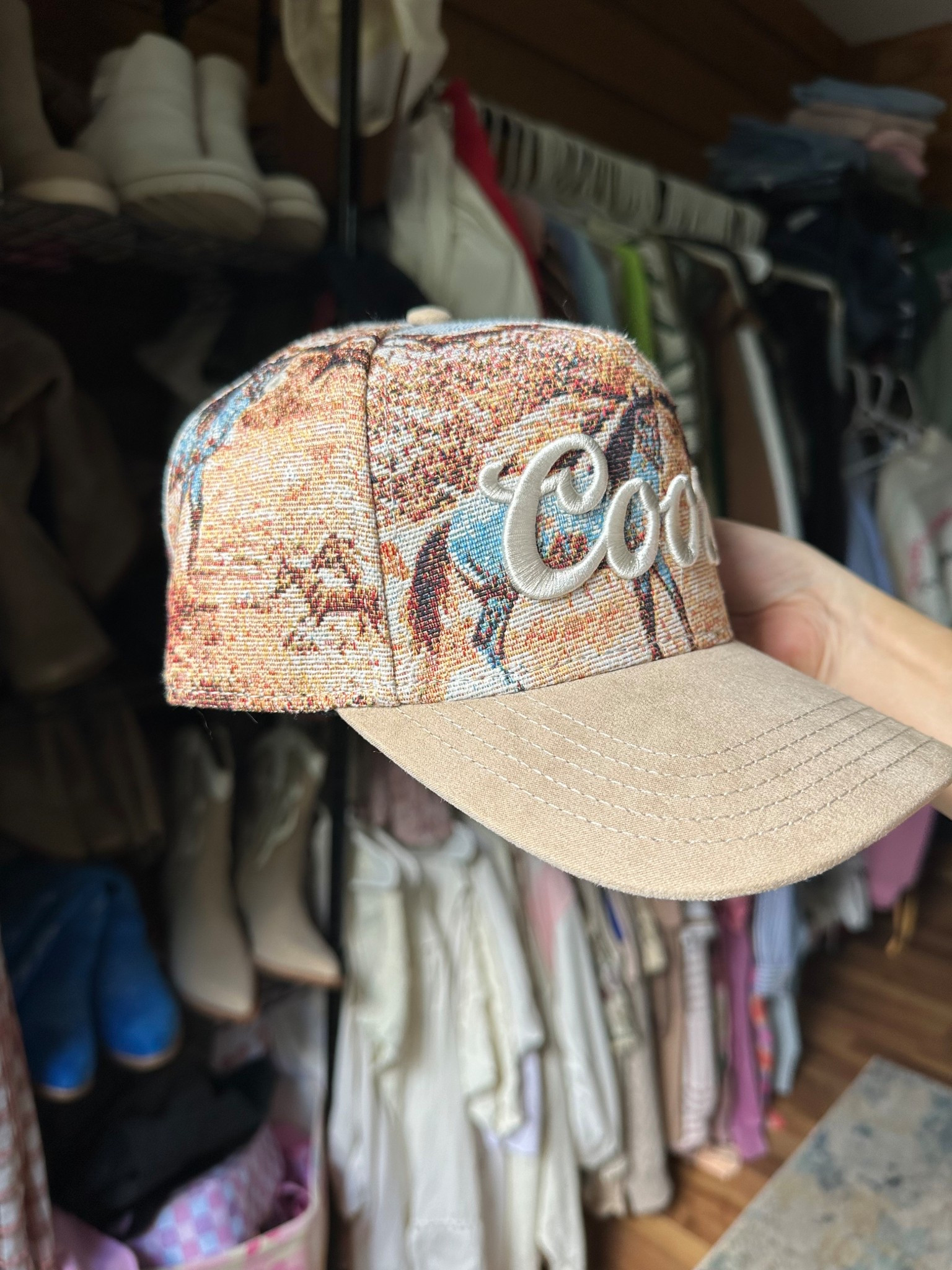 Tapestry hats are IN😍😍 

#LTKStyleTip #LTKFallSale #LTKFindsUnder50