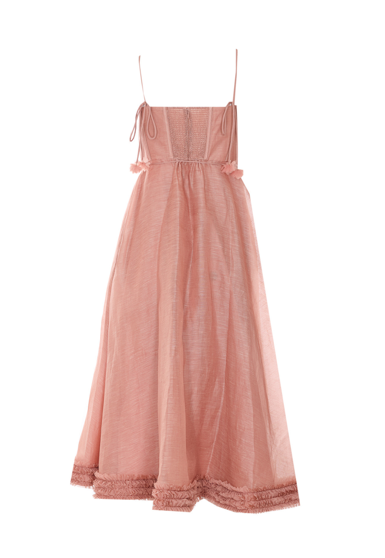 Zimmermann Dresses Pink Linen - Women | Italist.com US