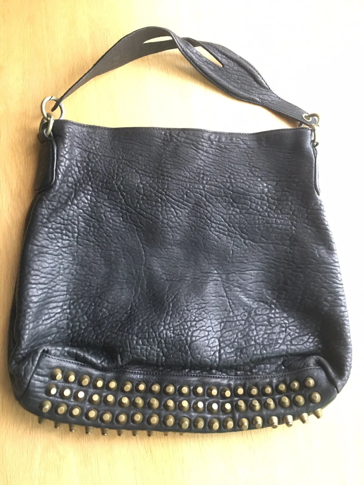 Alexander Wang Darcy leather handbag Perfect condition Black, Leather, Gold Stud | eBay UK