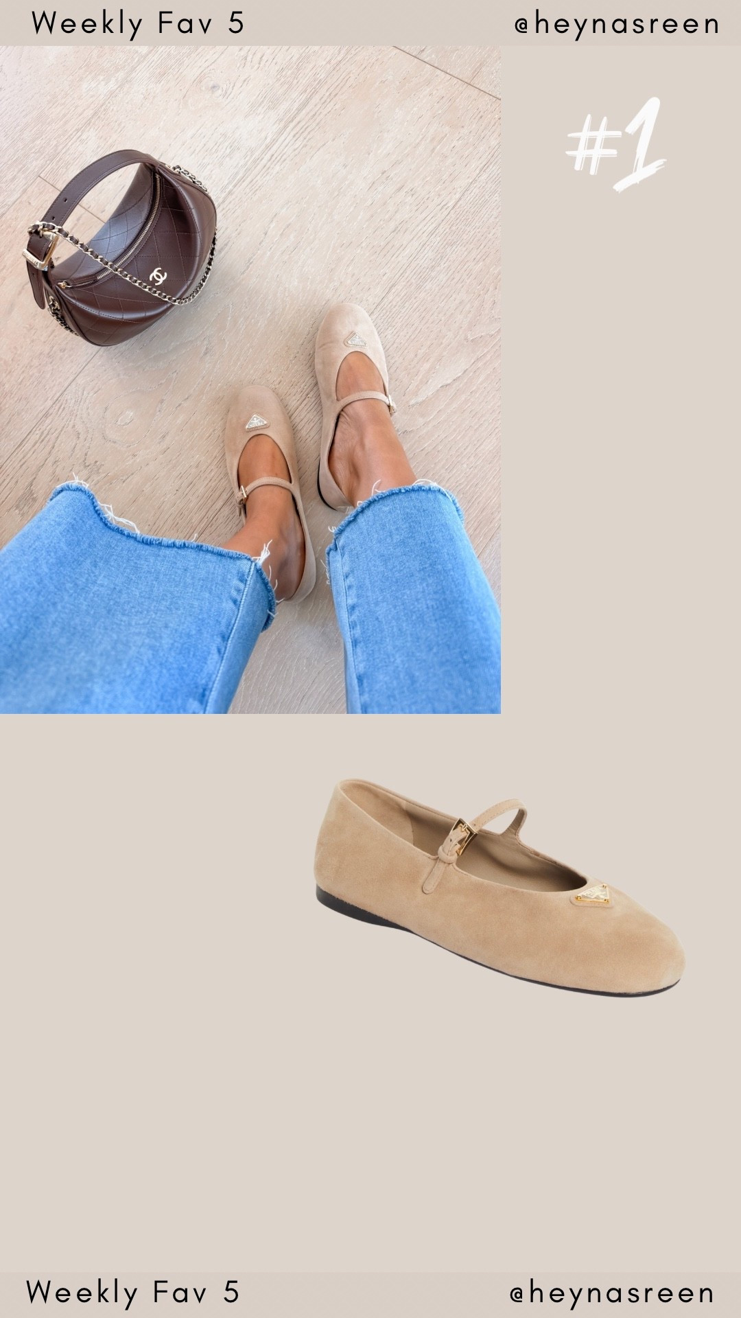 Fav 5:
#1: Prada ballet flats