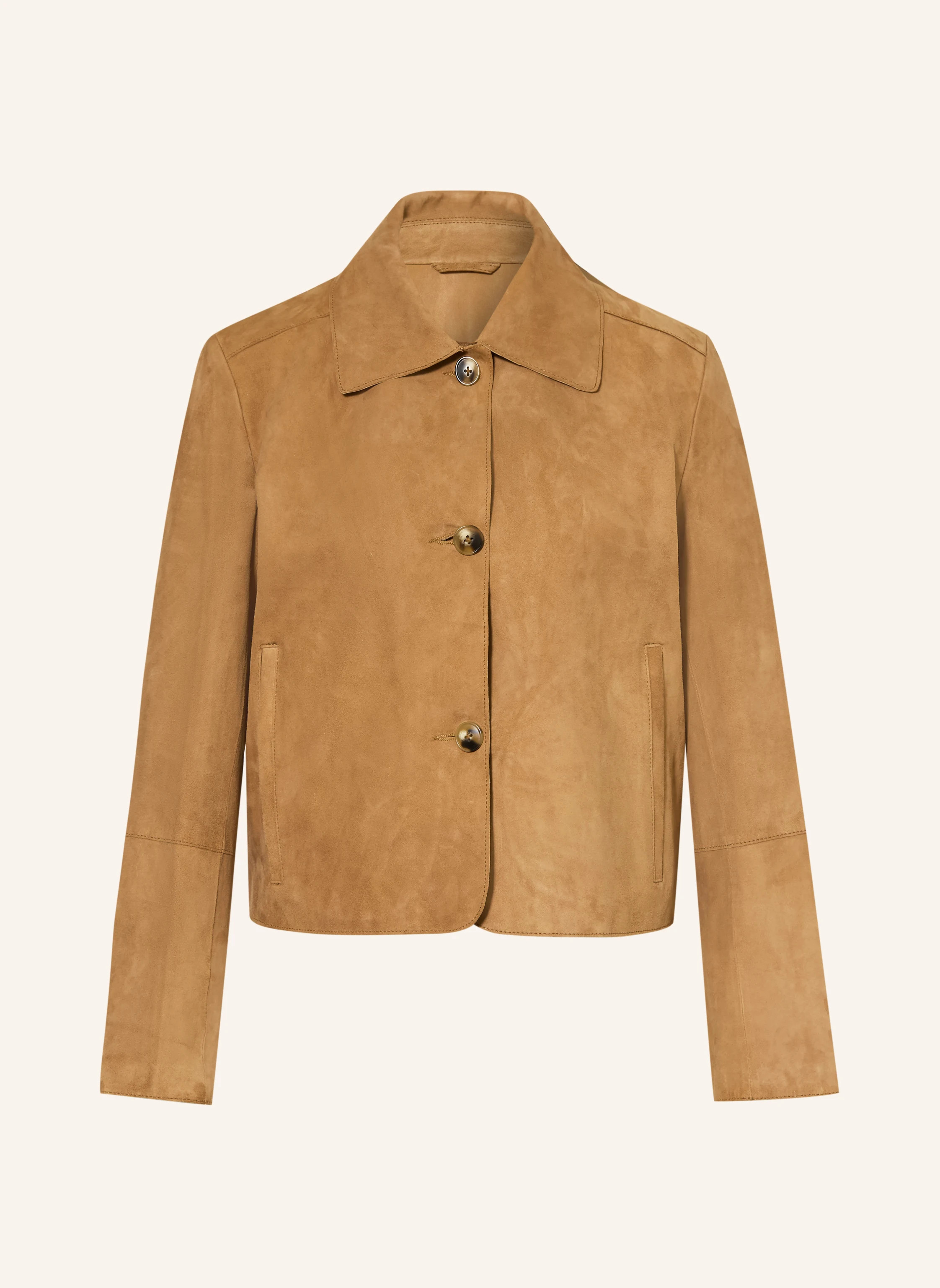 darling harbour Lederjacke in woodbrown | Breuninger (DACH)