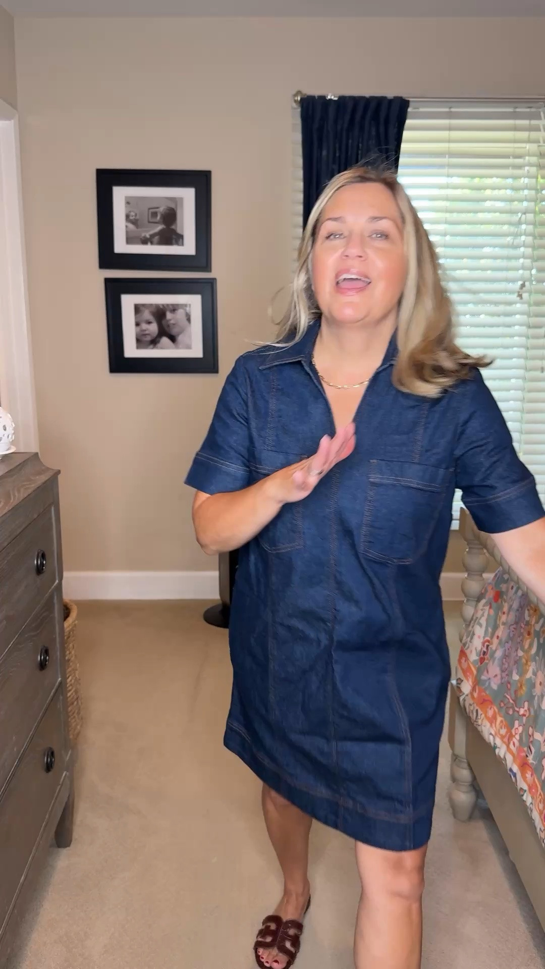 This is actually a super cute, well-made, affordable denim dress. It’s perfect for those transition days. I would love to know how you guys like it.

#LTKdayinmylife #LTKOver40 #LTKSaleAlert