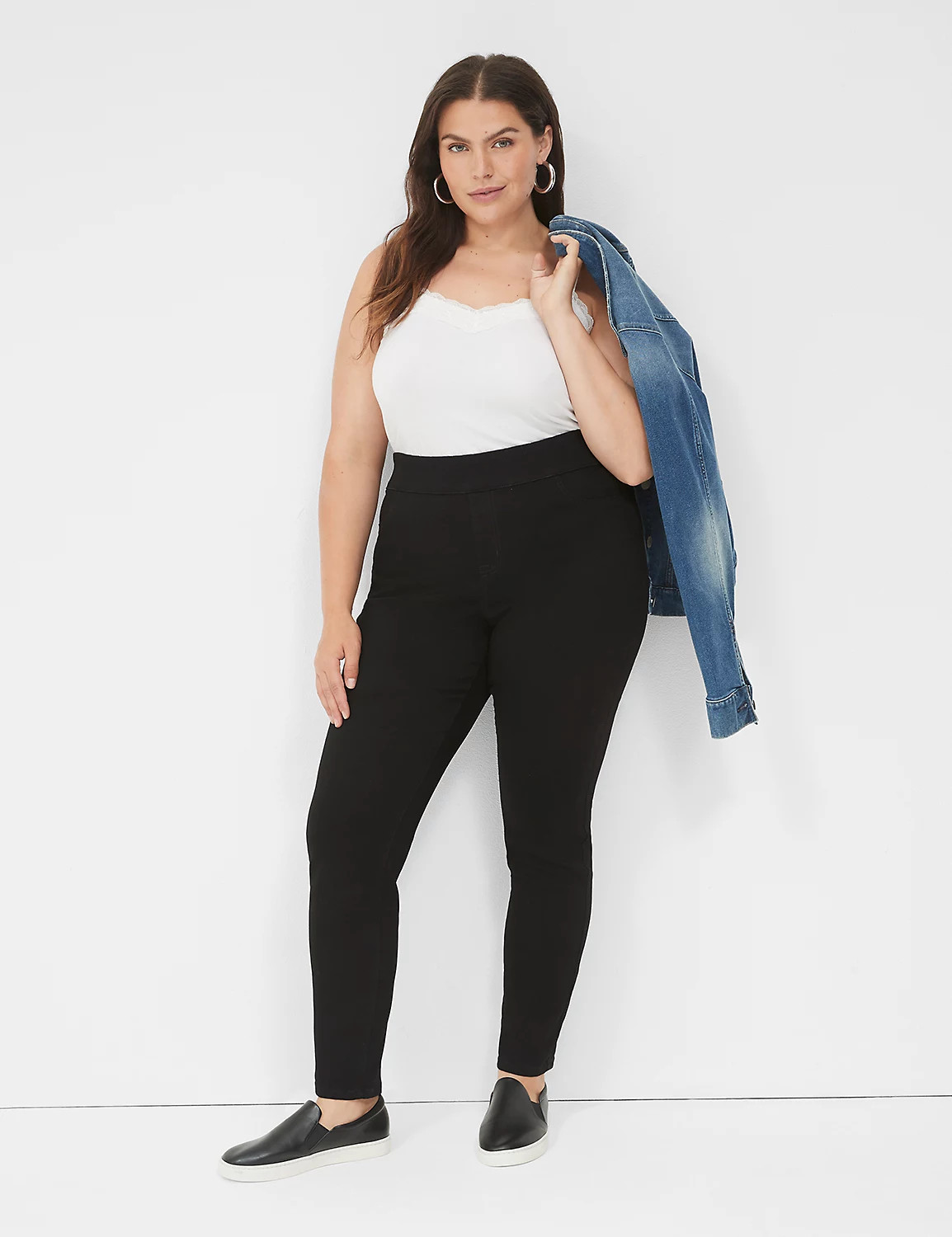 Pull-On High-Rise Sateen Jegging | Lane Bryant (US)