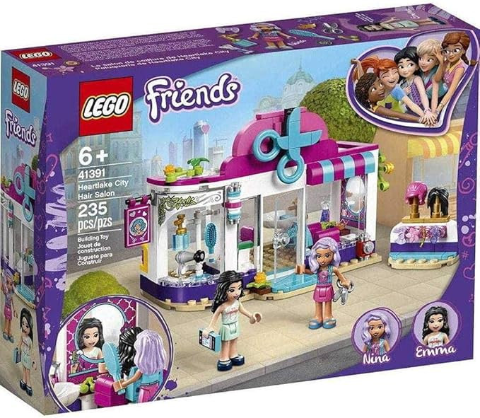 LEGO Friends Heartlake City Play Hair Salon Fun Toy 41391 Building Kit, Featuring Friends Charact... | Amazon (US)