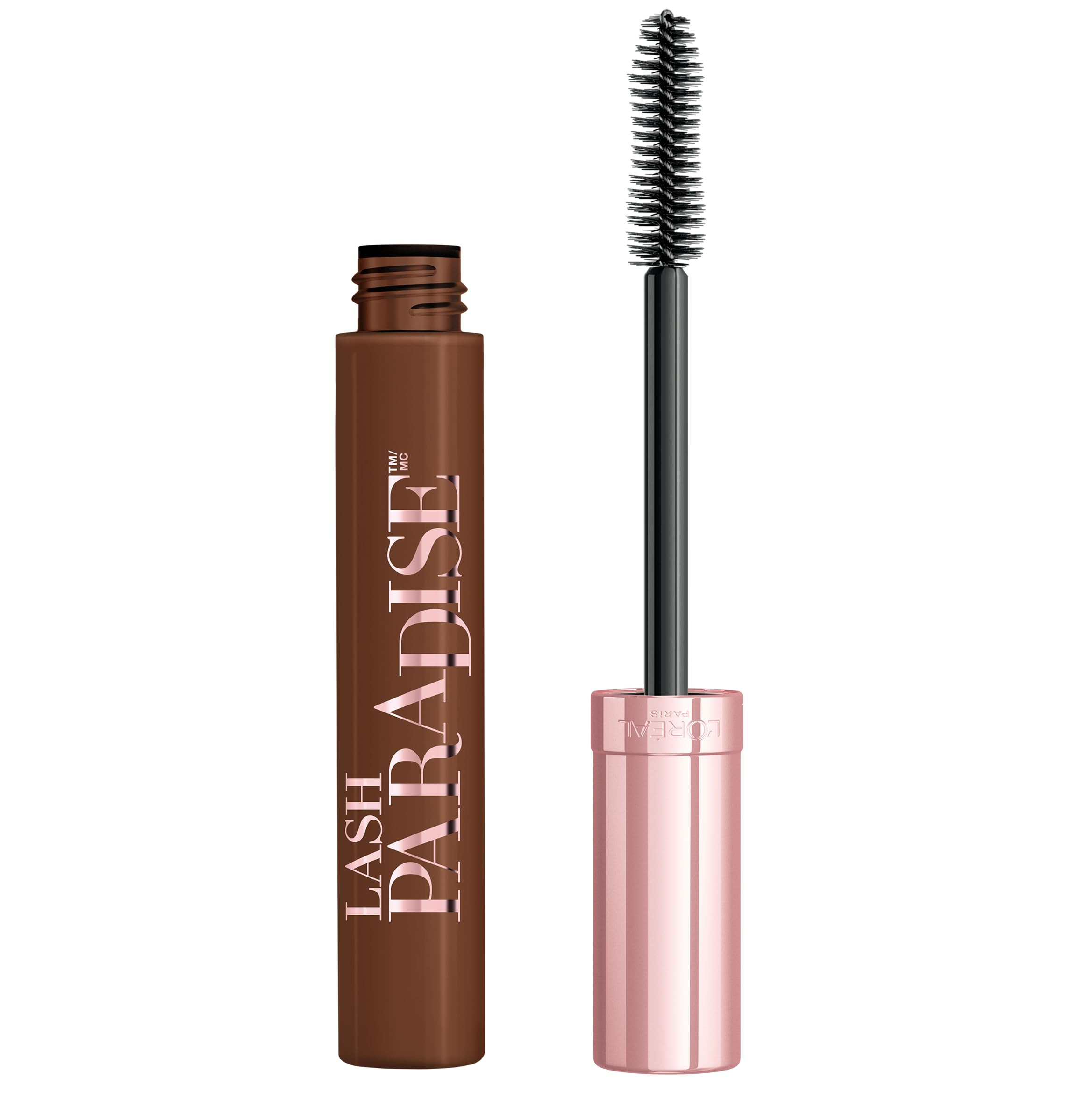 L'Oreal Paris Makeup Voluminous Lash Paradise Mascara, Voluptuous Volume, Intense Length, Feathery Soft Full Lashes, No Flaking, Smudging or Clumping, Latte Brown, 0.28 Fl Oz | Amazon (US)