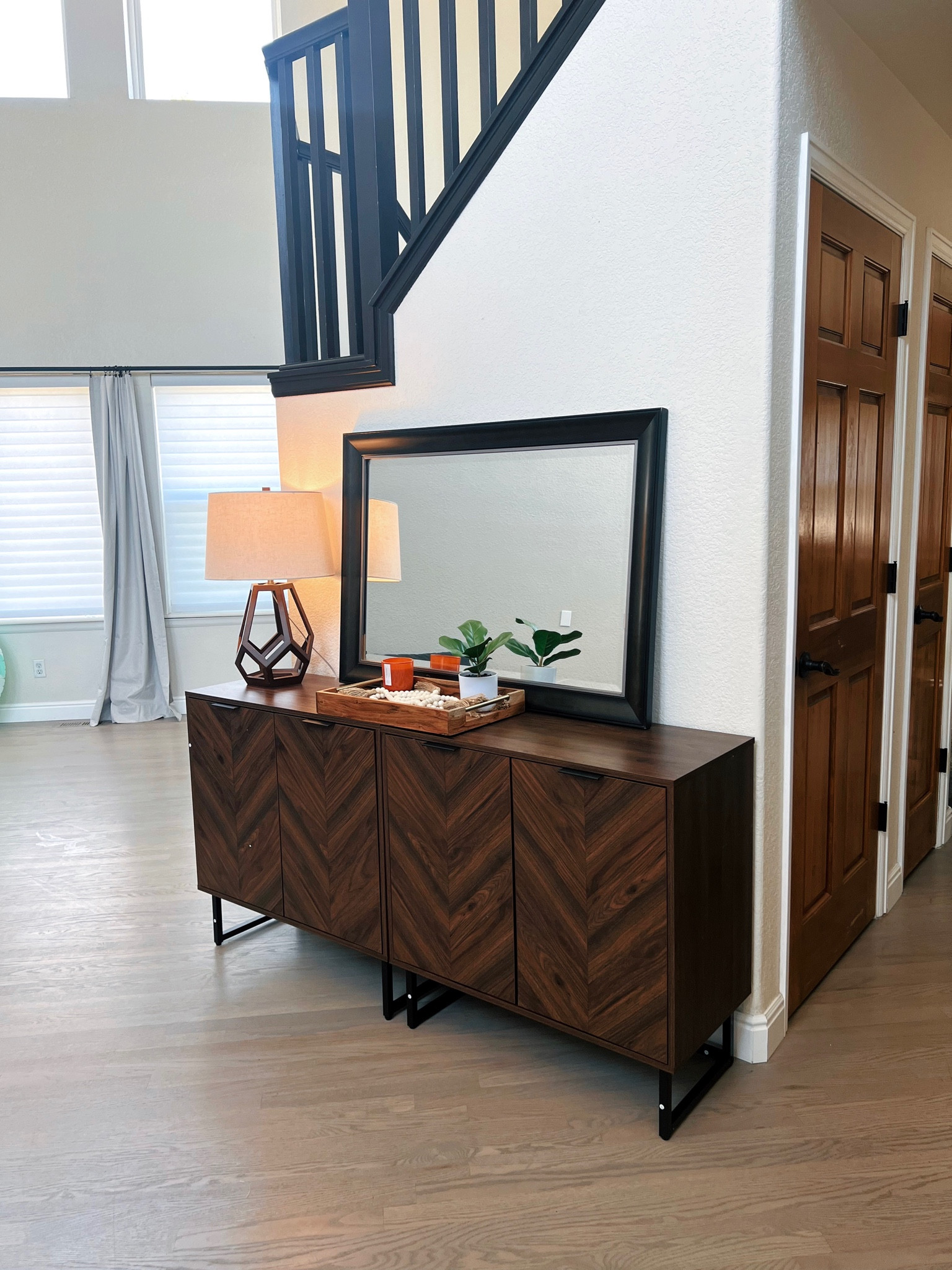 Entryway table in our new home — mirror was left by previous owners so I don’t have a link! Everything else I had but I’ve linked up. 

#LTKsalealert #LTKhome