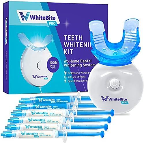 Whitebite Pro Teeth Whitening Kit with LED Light for Sensitive Teeth, Tooth Whitening System with 35 | Amazon (US)