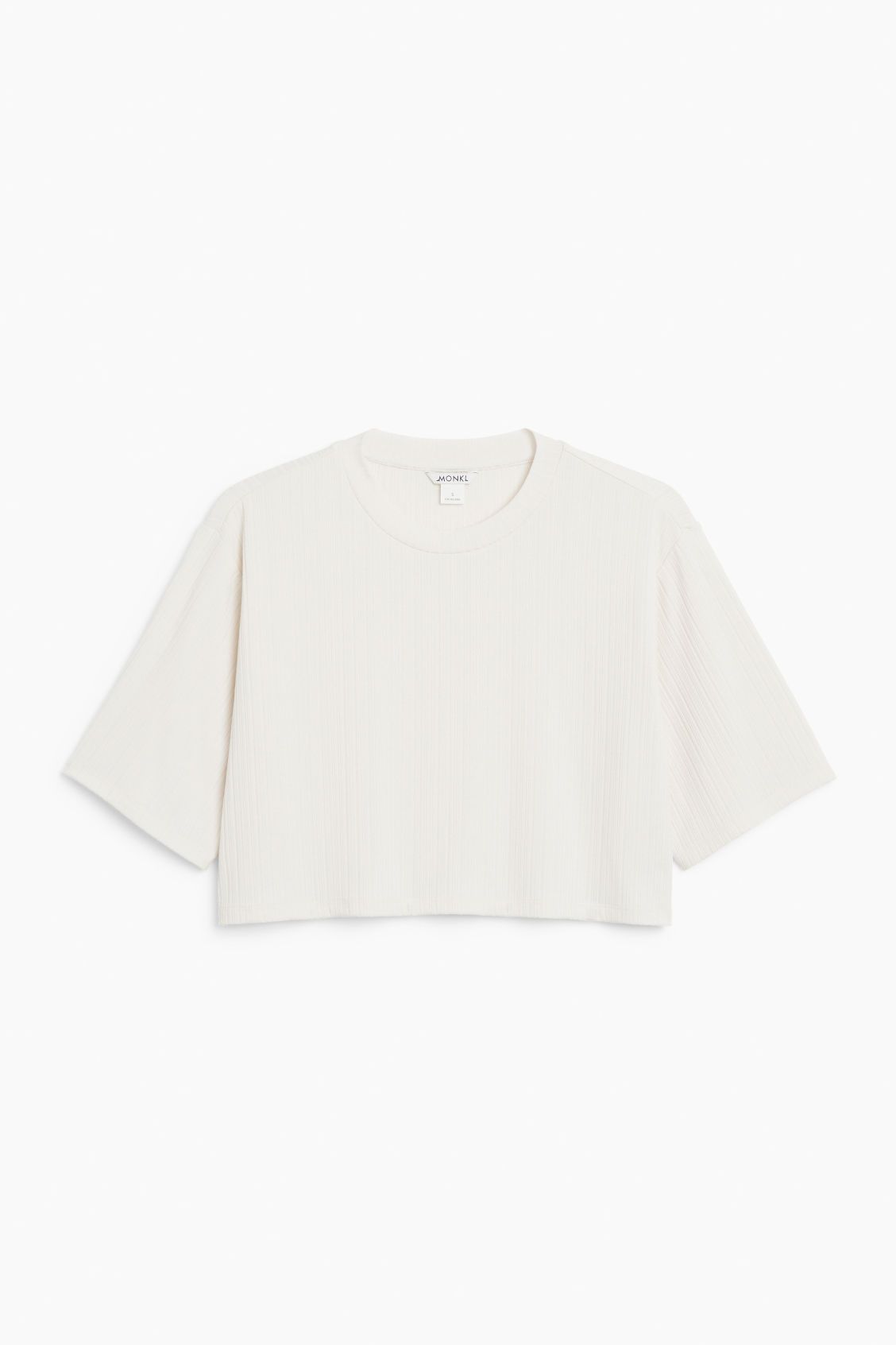 Cropped top - Soft white - Tops - Monki DE | Monki