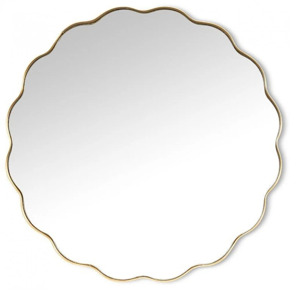 Scallop Edge Round Mirror | Wayfair North America