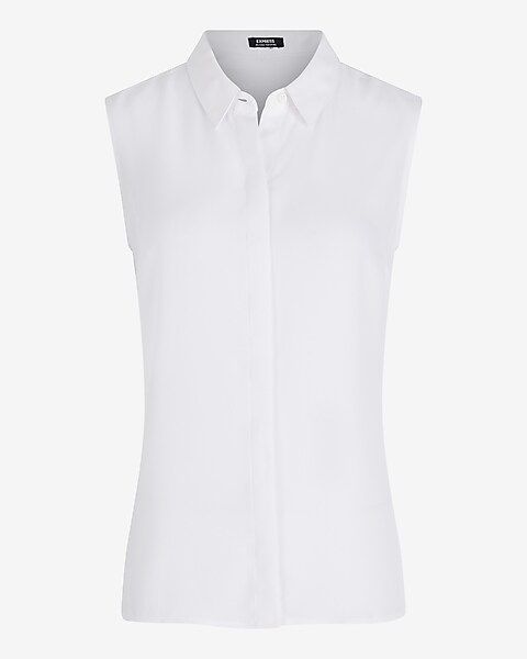 Sleeveless Portofino Shirt | Express