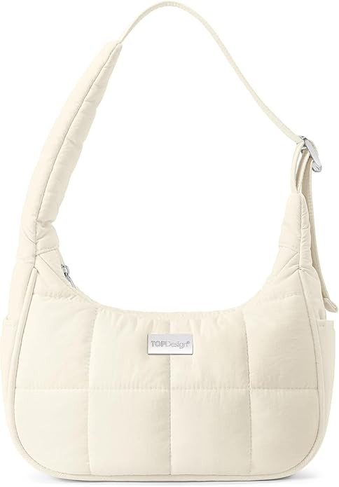TOPDesign Puffer Shoulder Bag for Women, Ultra Lightweight Hobo Tote Handbag, Mini Clutch Purse w... | Amazon (US)