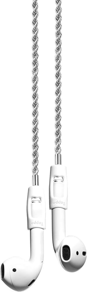 Tapper 925 Silver Plated Rope Chain for AirPods & AirPods Pro | Amazon (US)