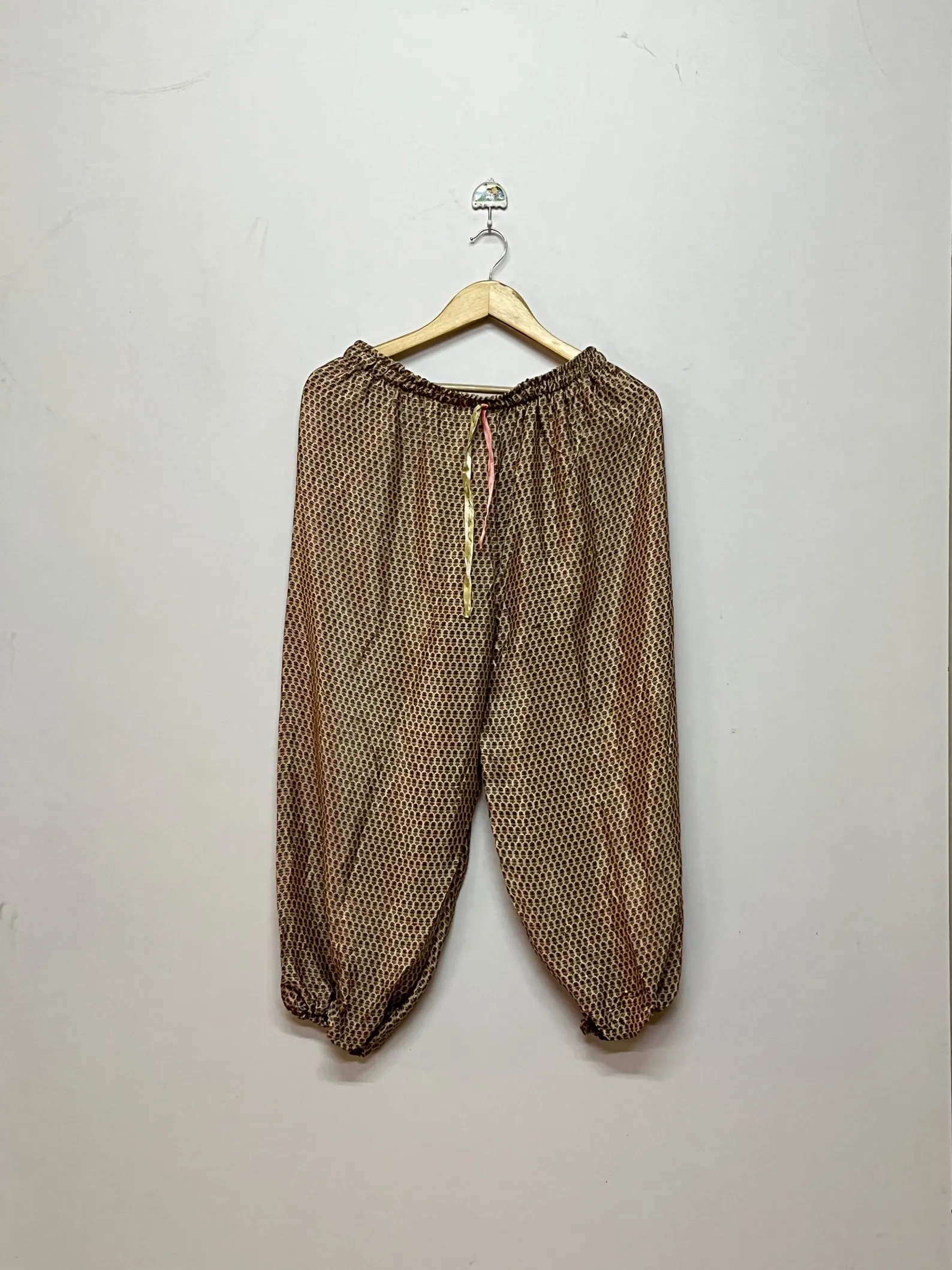 Premium Silk Harem Pants With Elastic Waist Bohemian Pants for Women Soft Silk Pants Silk Trouser... | Etsy (US)