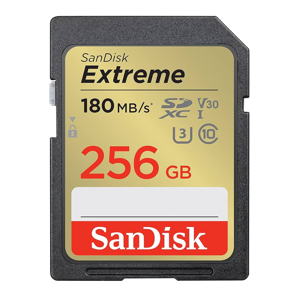 SanDisk 256GB Extreme SDXC UHS-I Memory Card - C10, U3, V30, 4K, UHD, SD Card - SDSDXVV-256G-GNCI... | Amazon (US)